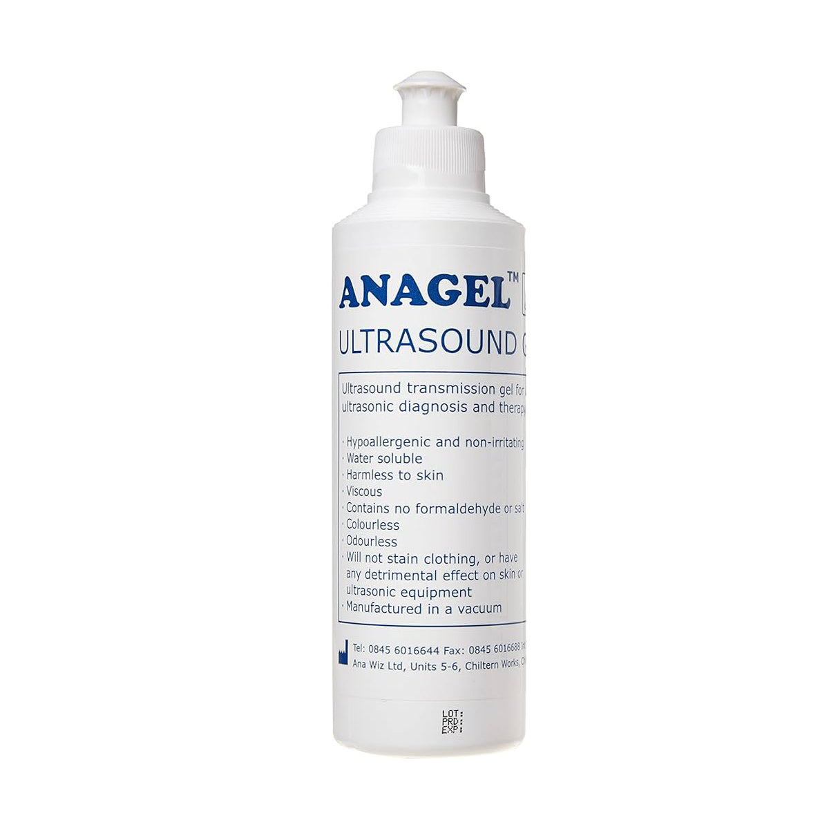 Anagel Ultrasound Gel 250ml Bottle
