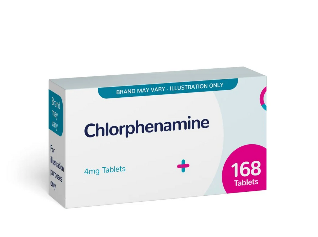 Chlorphenamine 4mg (28 Tablets)