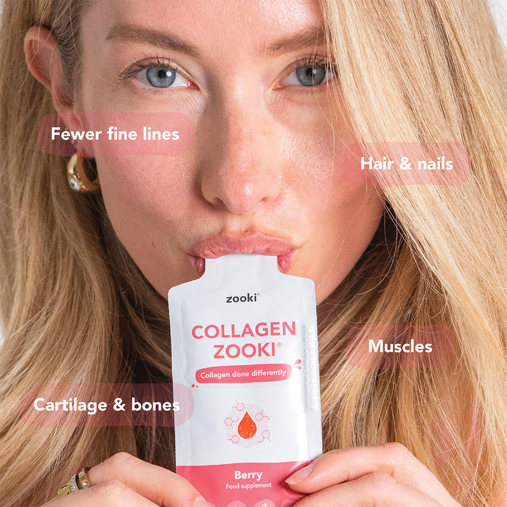 Collagen 5,000mg
- Berry 14pk