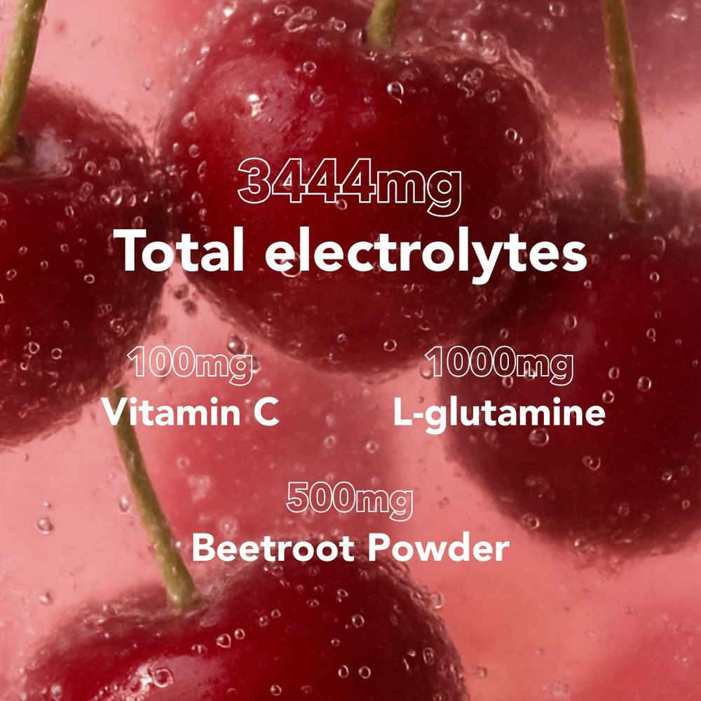 Electrolytes+Exercise and Recover. Cherry - 30 pls