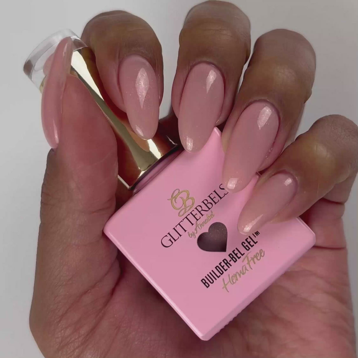 Strawberry Mousse Hema Free Builder-Gel by Glitterbels