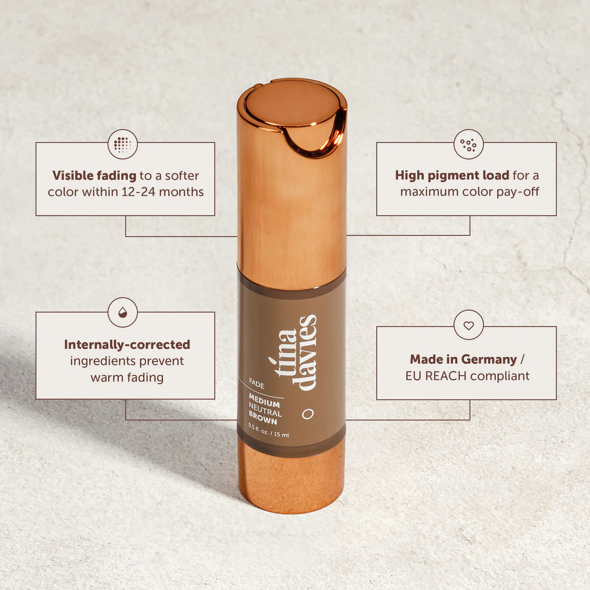 FADE Eyebrow Pigments - FADE MEDIUM NEUTRAL BROWN