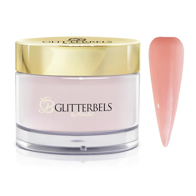 Salmon Pink Glitterbels Coloured Acrylic