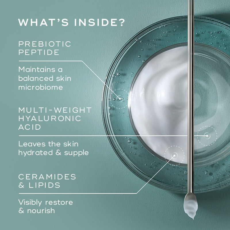 MEDIK8 TOTAL MOISTURE DAILY FACIAL CREAM™ 50ml
AM/PM Multi-Layered Moisturisation with H.E.O.® & Prebiotic Peptides