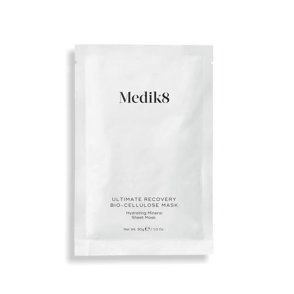 Medik8 ULTIMATE RECOVERY™ BIO-CELLULOSE MASK
Hydrating Mineral Sheet Mask (x 6)