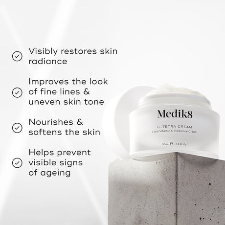 Medik8 C-TETRA® CREAM
Lipid 3% Vitamin C Radiance Cream