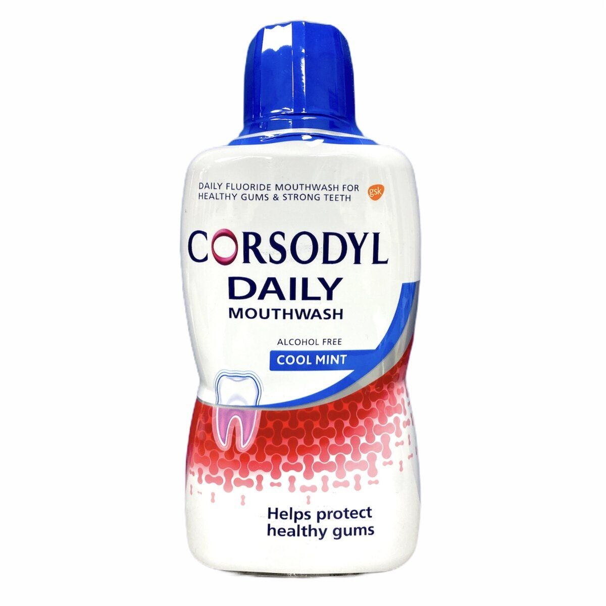 Corsodyl Daily Mouthwash Cool Mint 500ml