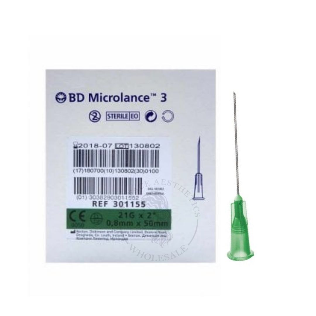 BD microlance 3 21g x 2 inch - 100pcs