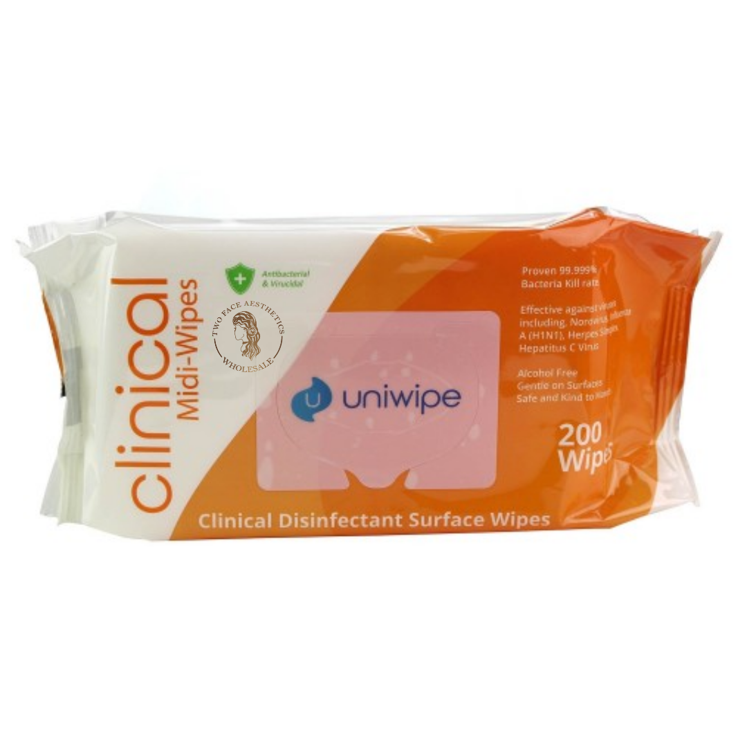Uniwipe Clinical Disinfectant Midi-Wipes - 100pcs
