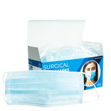 Fluid Resistant Surgical Face Masks Type IIR (Box of 50 Masks)
