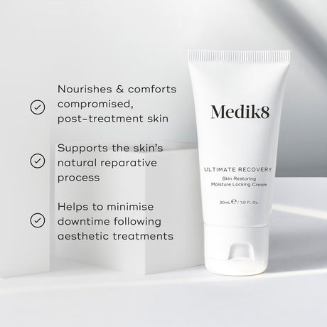 Medik8 ULTIMATE RECOVERY™

Skin Restoring Moisture Locking Cream 30ml