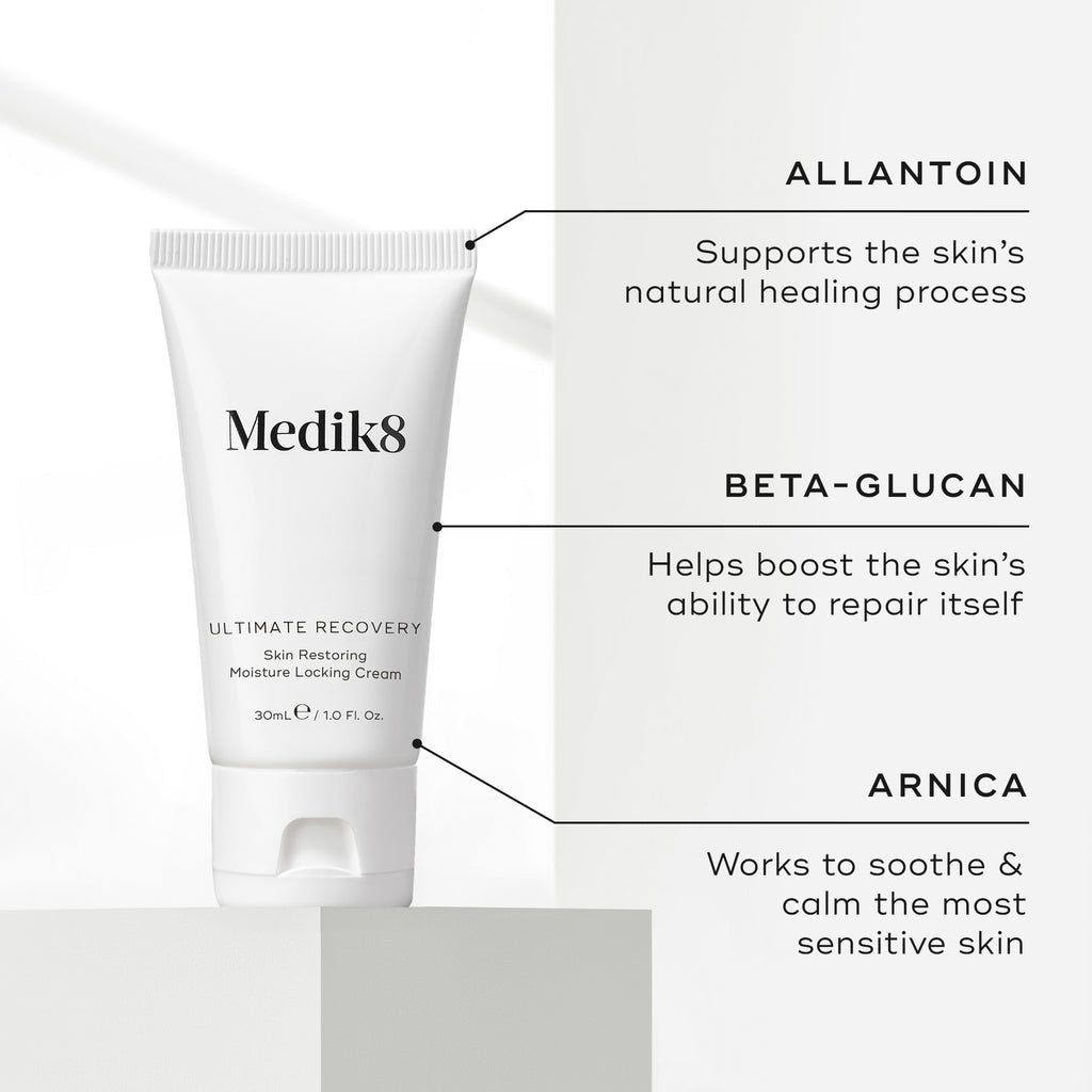 Medik8 ULTIMATE RECOVERY™

Skin Restoring Moisture Locking Cream 30ml