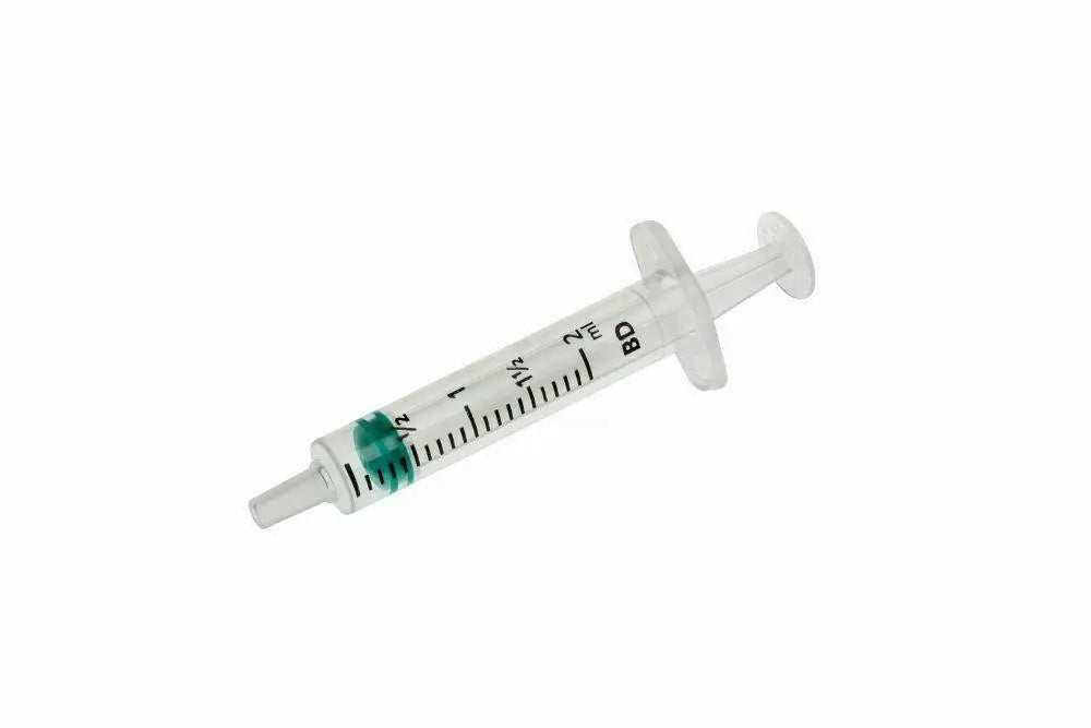 BD Emerald Hypodermic Syringe, Luer Slip Concentric 2ml - 100pcs