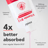 Vitamin B12, Liposomal Liquid Sachets.                                                 Strawberry - 14 pk
