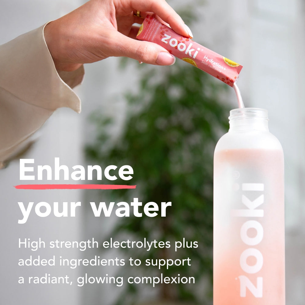 Electrolytes+Skin Radiance.                   Pomegranate and Lemon  -                7 servings