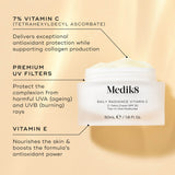 Medik8 DAILY RADIANCE VITAMIN C™

C-Tetra 7% Vitamin C Cream SPF 30 Two-in-One Moisturiser