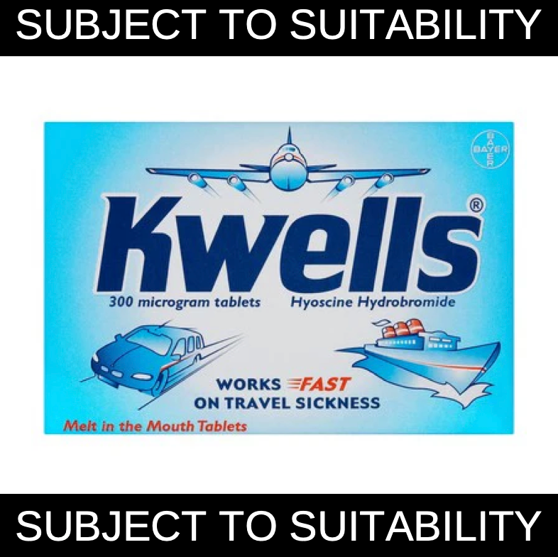 Kwells 300mcg Travel Sickness tablets (12)
