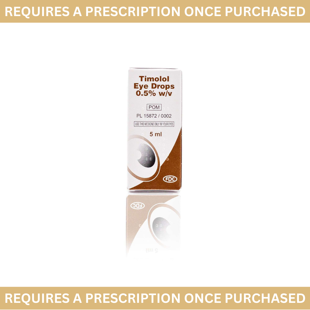 Timolol 0.5% Eye Drops 5ml