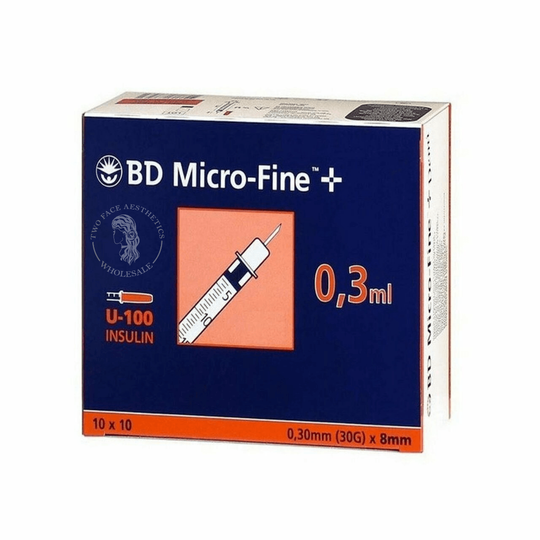 Bd micro fine+ Demi 0.3ml 1/2u 8mm - 10pcs