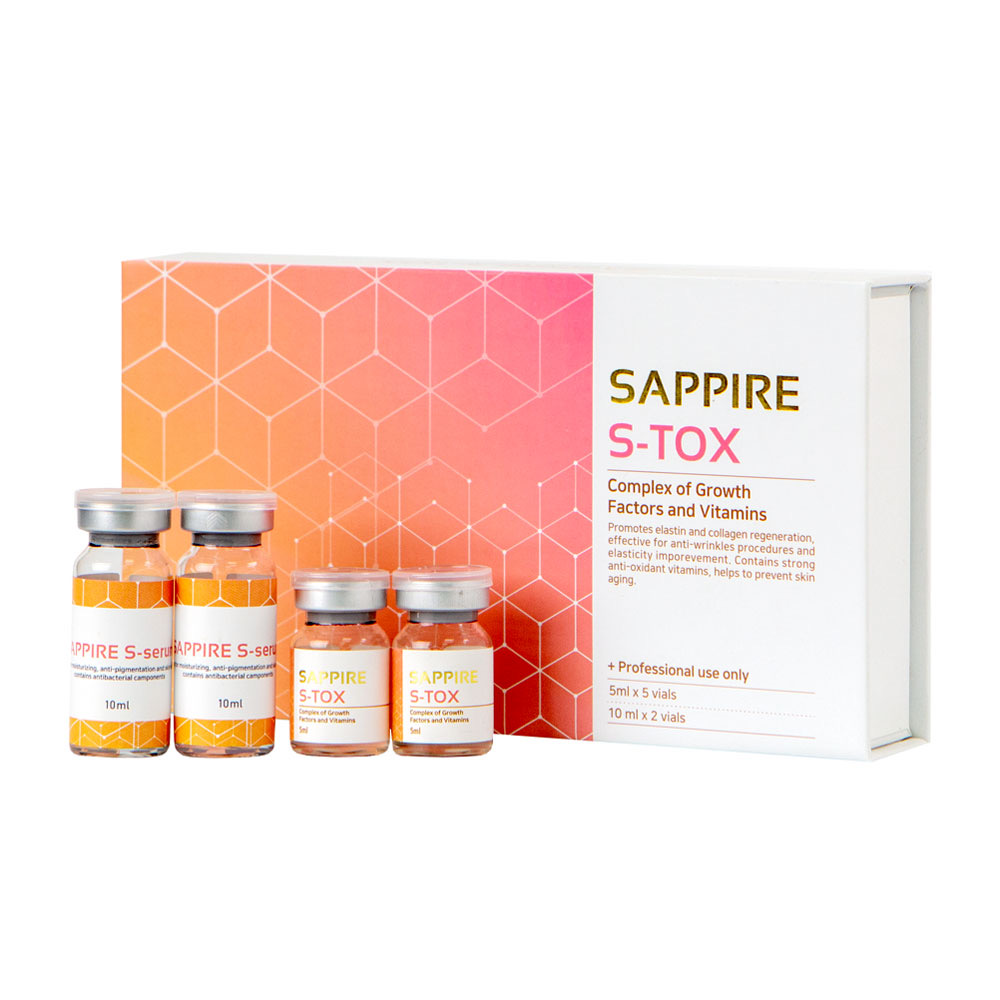 Sappire S-Tox 5x5ml | 10ml X 2 Vials (Box)