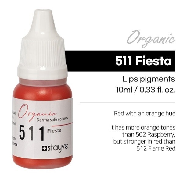 Stayve Organic Lip Pigments 511 Fiesta 1 X 10ml