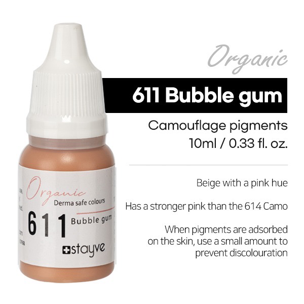 Stayve Organic Camouflage Pigments 611 - Bubble Gum